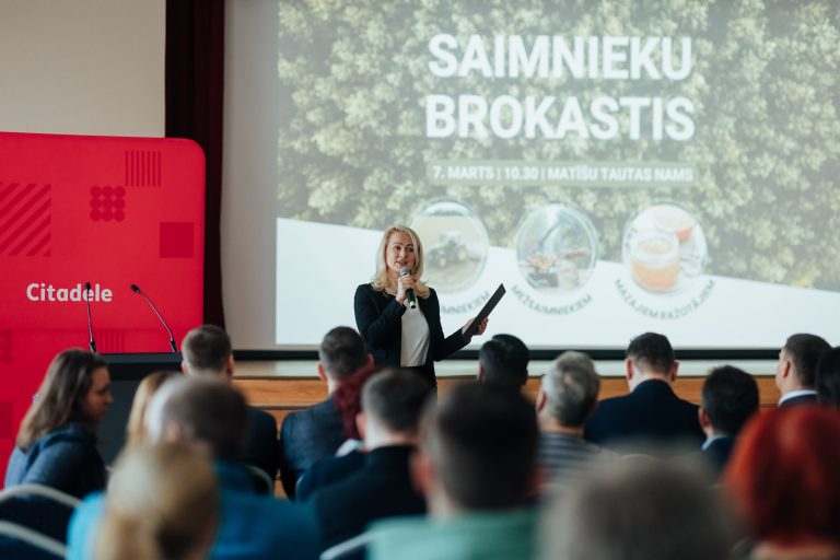 Saimnieku brokastīs diskutē par nozares aktualitātēm un pieejamām atbalsta iespējām.